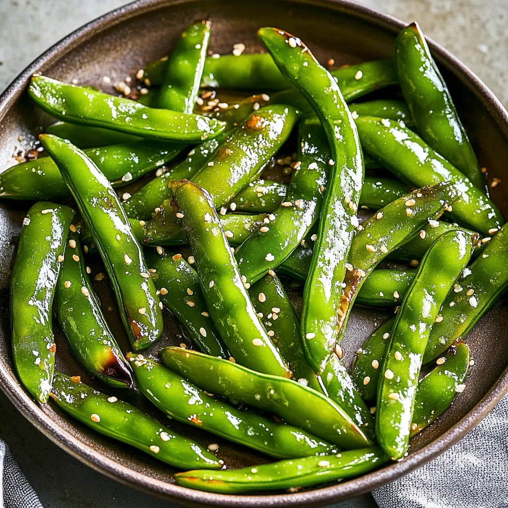 Crispy Roasted Sugar Snap Peas: Sweet Perfection in 25 Minutes
